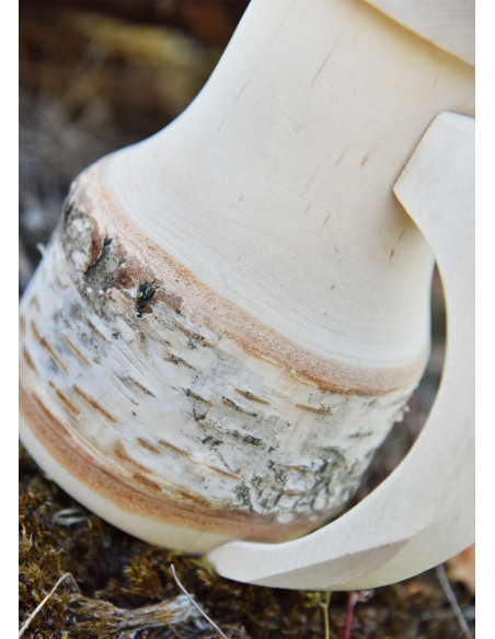 Chope de bière médiévale en bois...