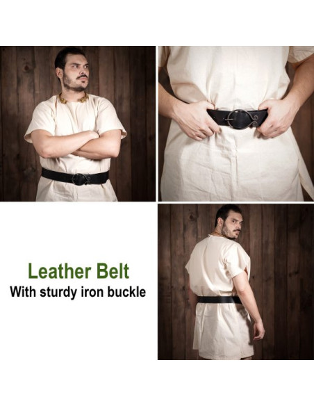 Ceinture médiévale Dark Age boucle en...