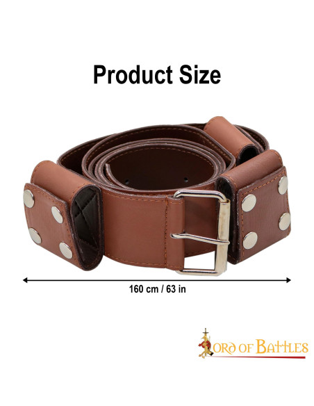 Ceinture en cuir faite à la main pour...