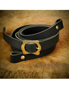 Baldric noir pour accrocher l'épée Gladius