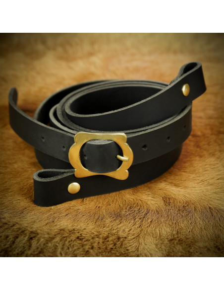 Baldric noir pour accrocher l'épée...