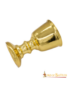 Calice de cérémonie médiéval en laiton (150-200 ml.) 2