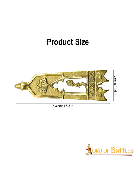 Fermeture de ceinture médiévale en...