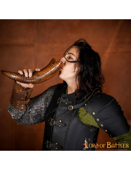 Corne à boire viking sur corne de...