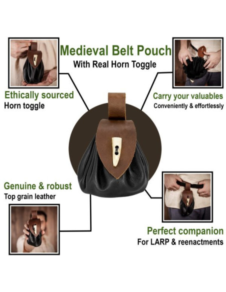 Sac ceinture en cuir L'Aventurier