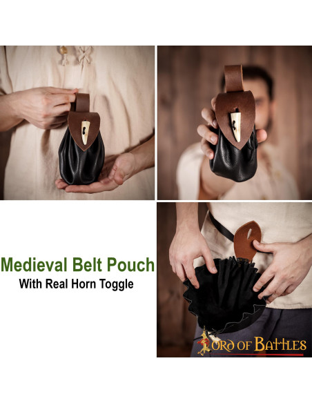 Sac ceinture en cuir L'Aventurier