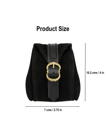 Sac à main médiéval en cuir fait à la...