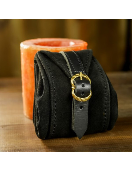 Sac à main médiéval en cuir fait à la...