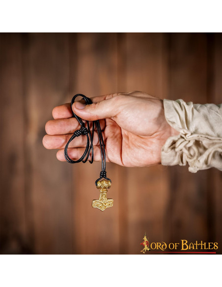 Pendentif Marteau Viking Mjolnir en...