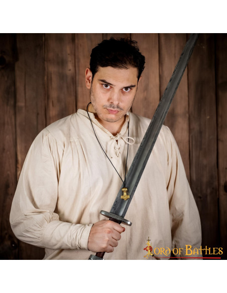 Pendentif Marteau Viking Mjolnir en...