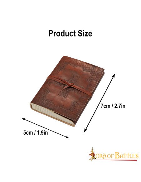 Journal celtique avec croix et arbre...