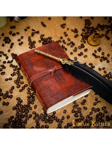 Journal celtique avec croix et arbre...