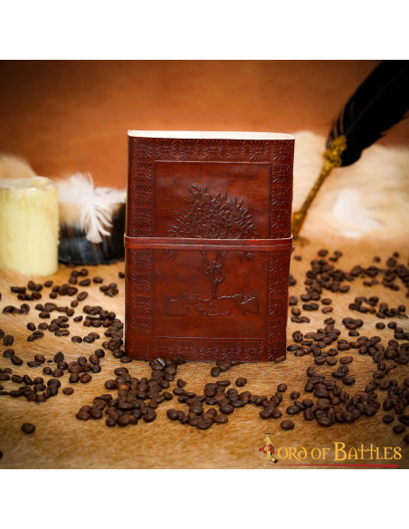 Journal celtique avec croix et arbre...