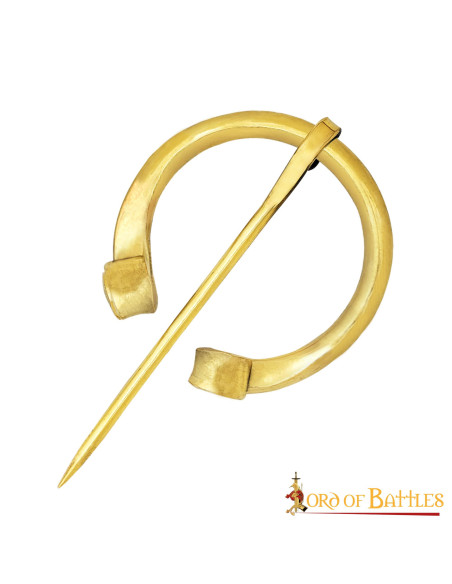 Fibule médiévale en laiton