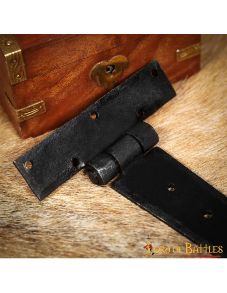 Charnière de porte médiévale en fer...