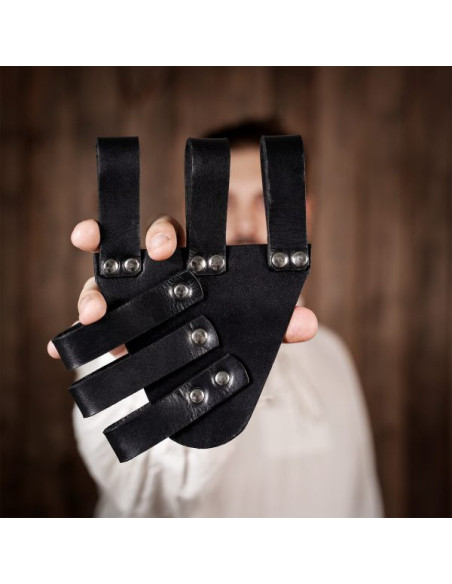 Épée Baldric Renaissance en cuir, noir