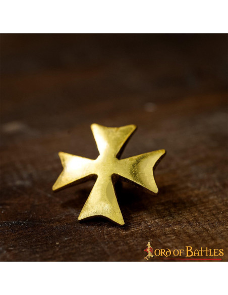Jeu de 5 Croix Templières en laiton...