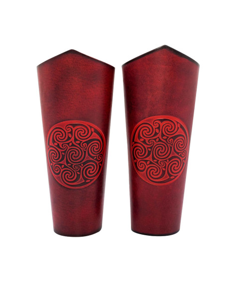 Bracelets spirales celtiques en cuir...