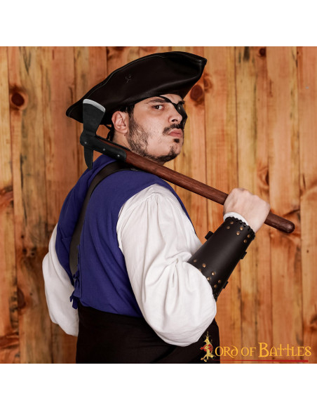 Hache d'embarquement pirate avec tête...