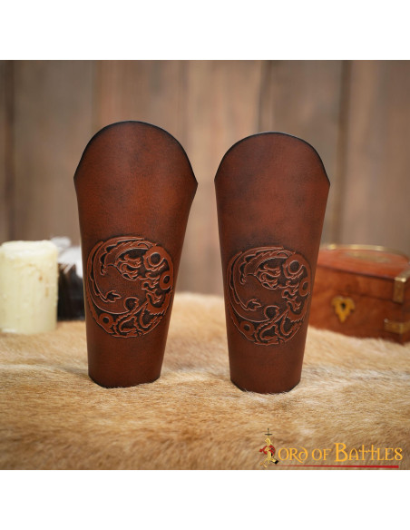 Bracelets de dragon nordique médiéval