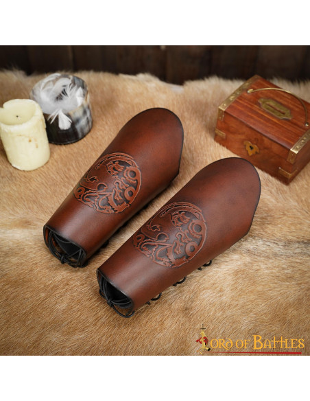 Bracelets de dragon nordique médiéval