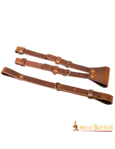 Baudrier pour épée composé de 3...