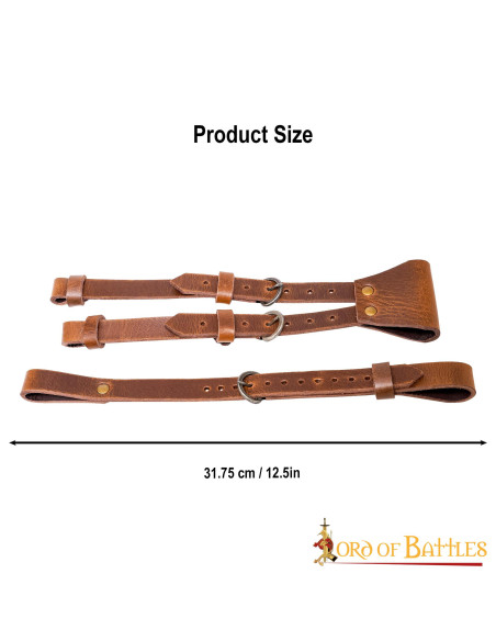 Baudrier pour épée composé de 3...