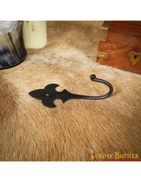 Cintre fleur de lys médiéval en fer...