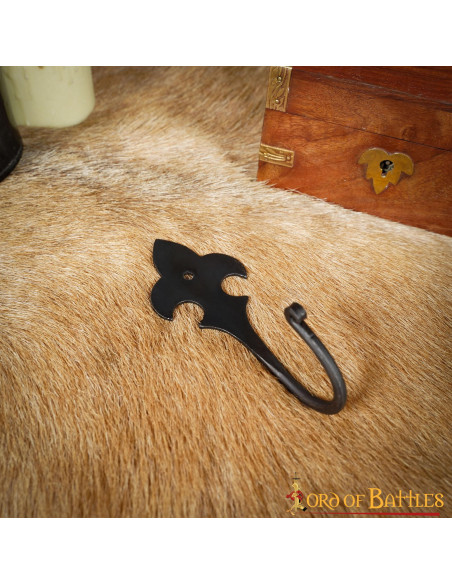 Cintre fleur de lys médiéval en fer...