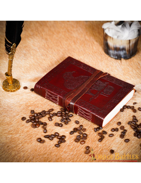 Journal en cuir aigle celtique