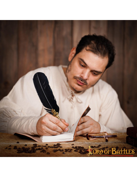 Journal en cuir aigle celtique