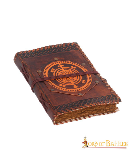 Carnet de boussole de navigateur en cuir