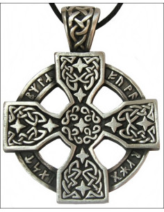 Pendentif roue runique celtique