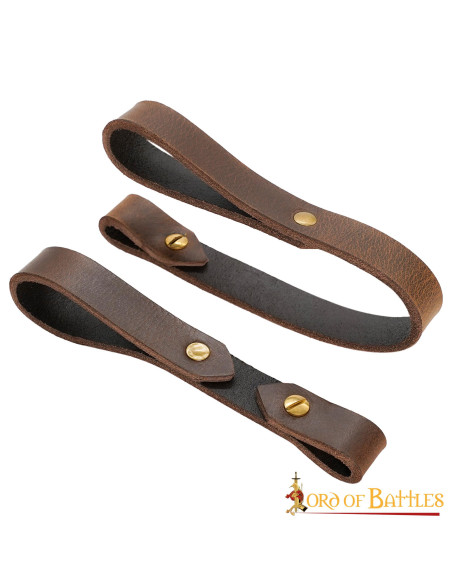 Tahalí médiéval pour épées avec fourreau