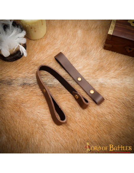 Tahalí médiéval pour épées avec fourreau