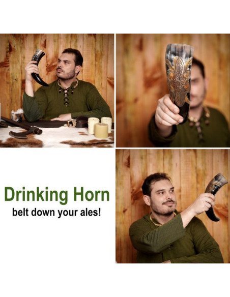 Corne à boire Fleur tachetée, 400-500...