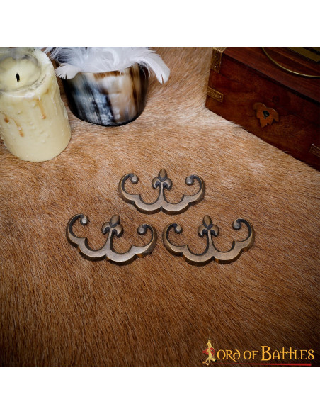 Lot de 3 cadres Fleur de Lys