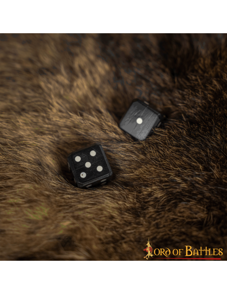 Pack 6 dés cornes avec pépins intégrés