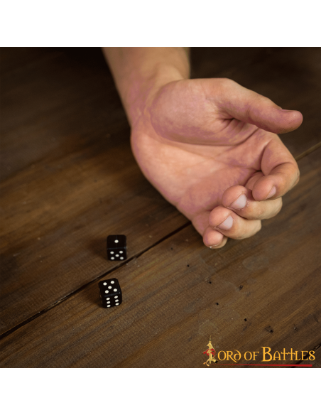 Pack 6 dés cornes avec pépins intégrés