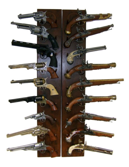 Double support pour suspendre 18 pièces