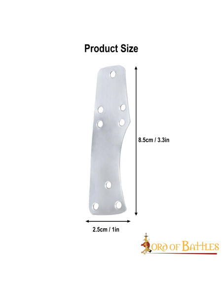 100 plaques à lattes en acier...