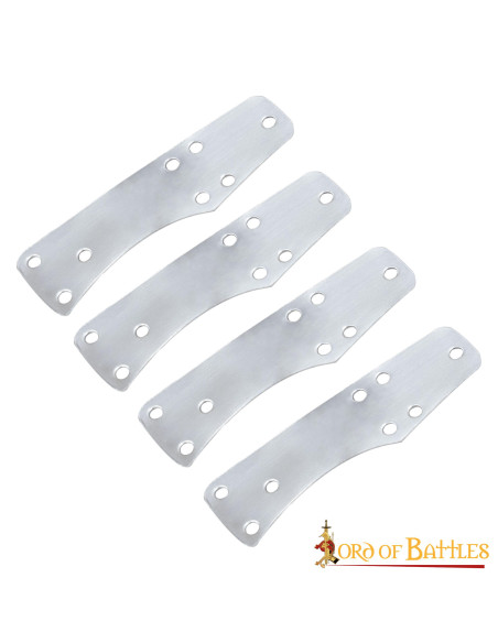 100 plaques à lattes en acier...