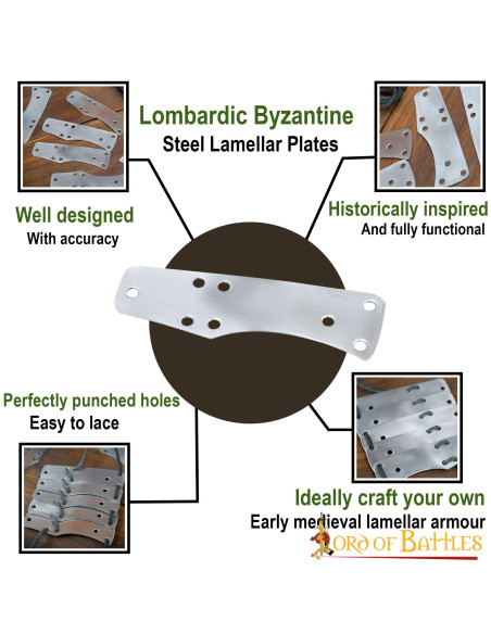 100 plaques à lattes en acier...