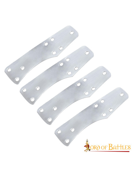 100 plaques à lattes en acier...