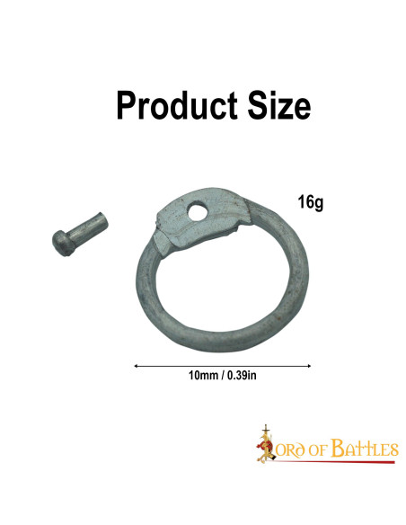 Anneaux de cotte de mailles en...