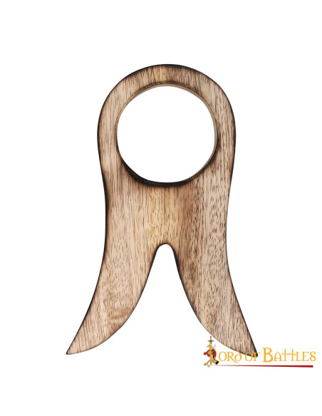 Support en bois pour cor, 16 cm.