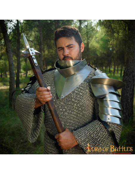 Gorgerin médiéval à bavette, XVe siècle