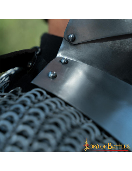 Gorgerin médiéval à bavette, XVe siècle