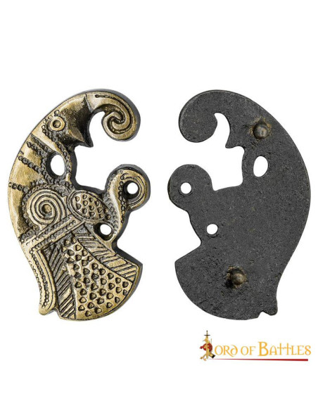 Corbeaux en laiton antique avec...