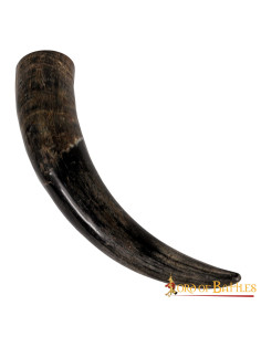 Corne de boeuf viking à boire, 400-500 ml.